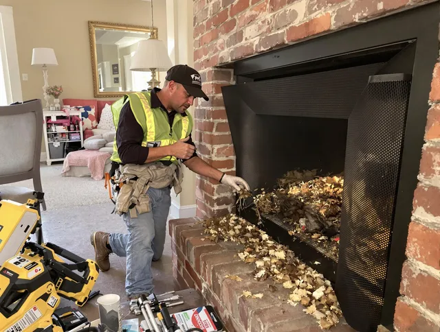 Safe screening installation by Concord Chimney Sweep in Concord, MA