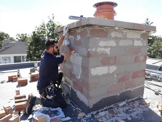 Advanced chimney repair process by Concord Chimney Sweep in Concord, MA