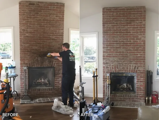 Finished chimney sweeping service by Concord Chimney Sweep in Concord, MA